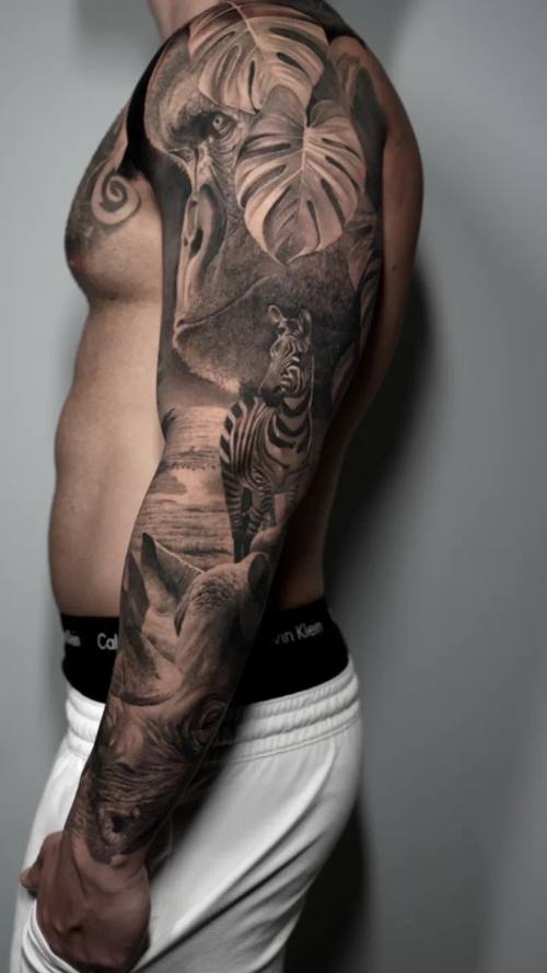 Play video 54 of tattoo work by Adam