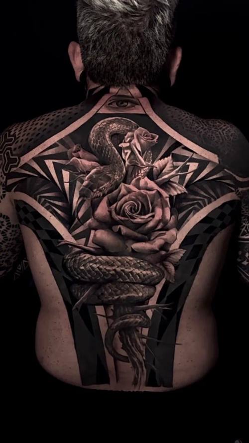 Video 11: black and grey tattoo work by Vladimir Kozachenko at KAZENTATTOO, Los Angeles