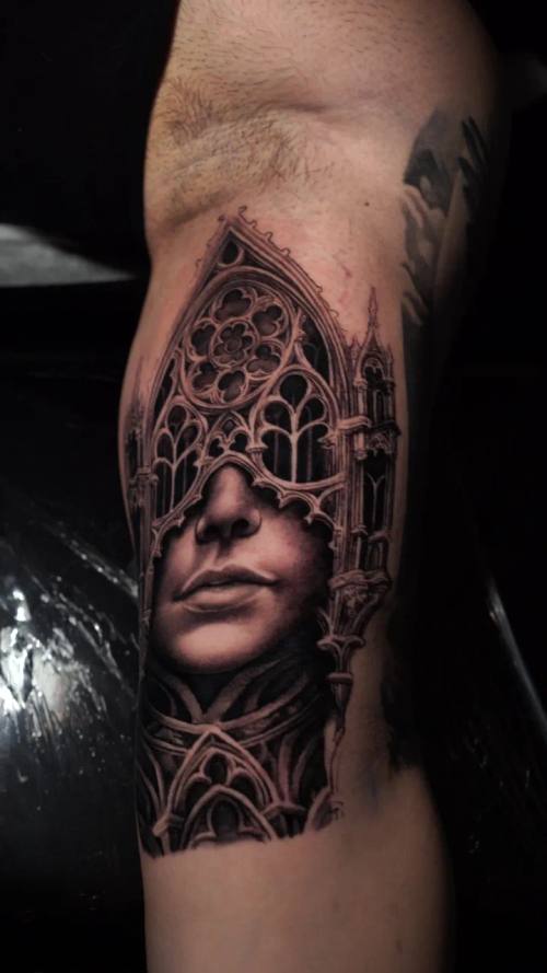 Video 13: black and grey tattoo work by Vladimir Kozachenko at KAZENTATTOO, Los Angeles