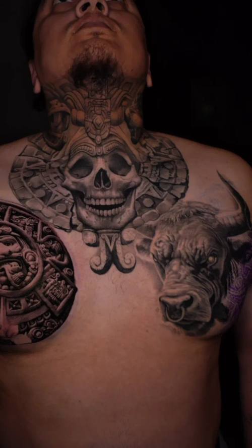 Video 4: black and grey tattoo work by Vladimir Kozachenko at KAZENTATTOO, Los Angeles