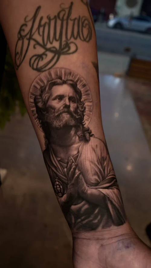 Video 5: black and grey tattoo work by Vladimir Kozachenko at KAZENTATTOO, Los Angeles