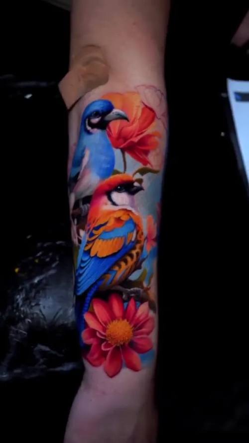 Color realism tattoo by Vladimir Kozachenko at KAZENTATTOO Los Angeles 17