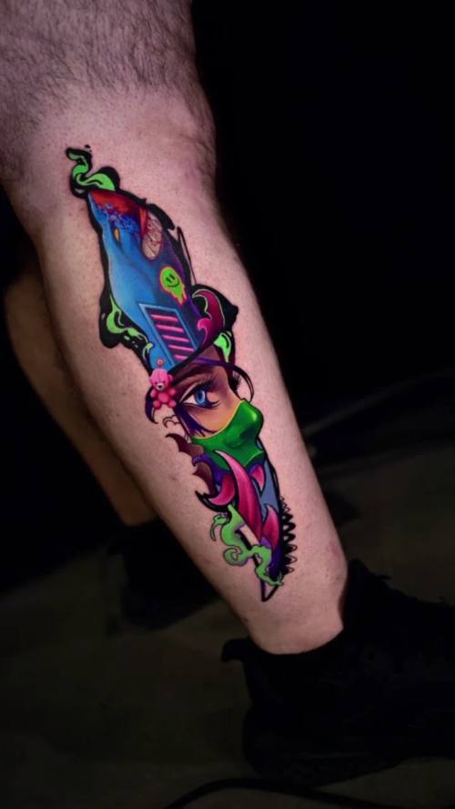 Color realism tattoo by Vladimir Kozachenko at KAZENTATTOO Los Angeles 3