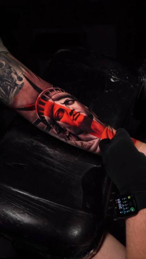 Color realism tattoo by Vladimir Kozachenko at KAZENTATTOO Los Angeles 5